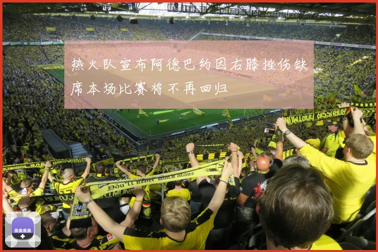 热火队宣布阿德巴约因右膝挫伤缺席本场比赛将不再回归